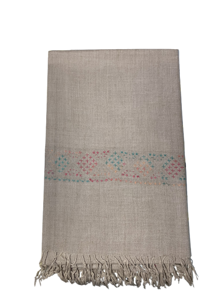 Premium Handwoven Wool Shawl for Women – Handmade Chitrali Embroidery – Warm & Breathable