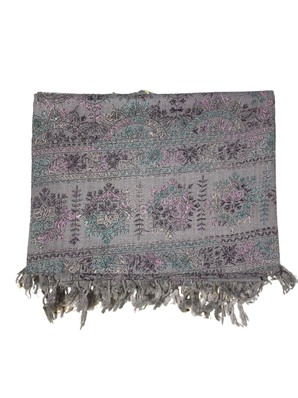 Premium Handwoven Wool Shawl for Women – Handmade Chitrali Embroidery – Elegant Drape